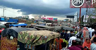 ৮ ঘণ্টা বন্ধের পর ময়মনসিংহ থেকে বাস চলাচল শুরু